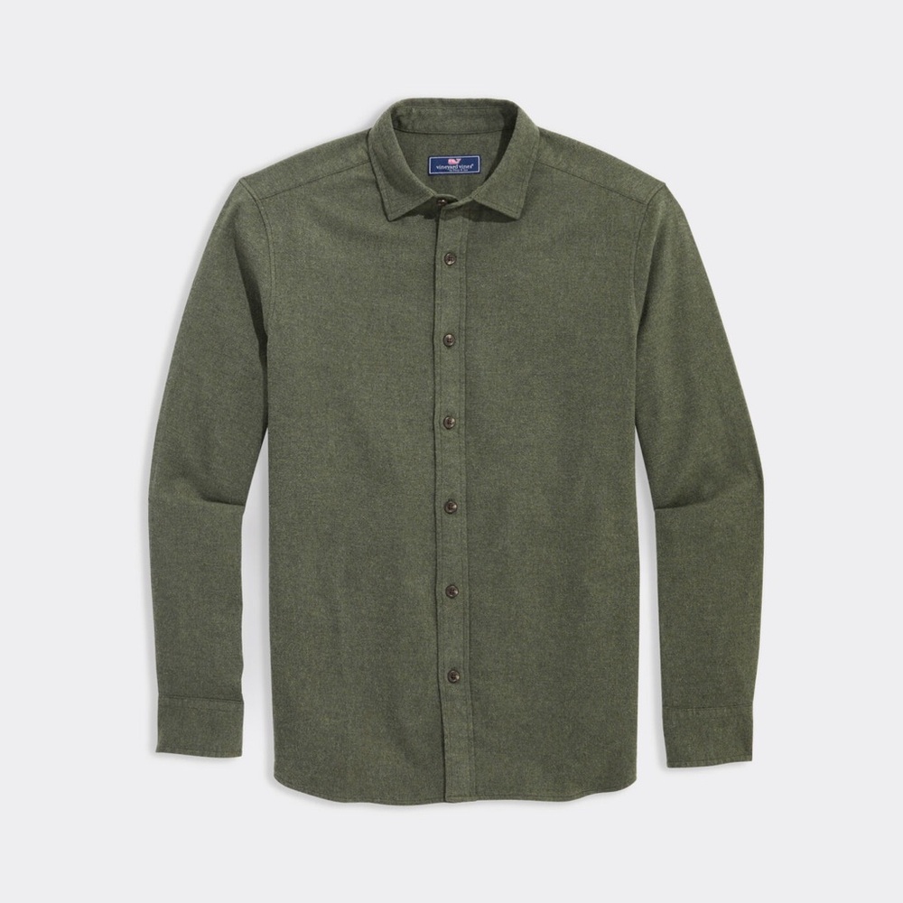 Brushed Twill Vineyard Vines Heathered Shirt